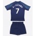 Maillot de foot Leicester City Issahaku Fatawu #7 Extérieur vêtements enfant 2025-26 Manches Courtes (+ pantalon court)